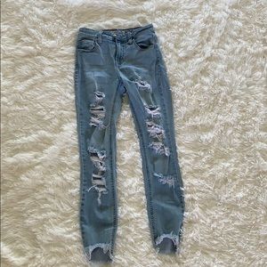 light wash jeans